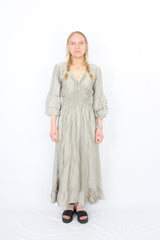 One - Grey Silk Dress