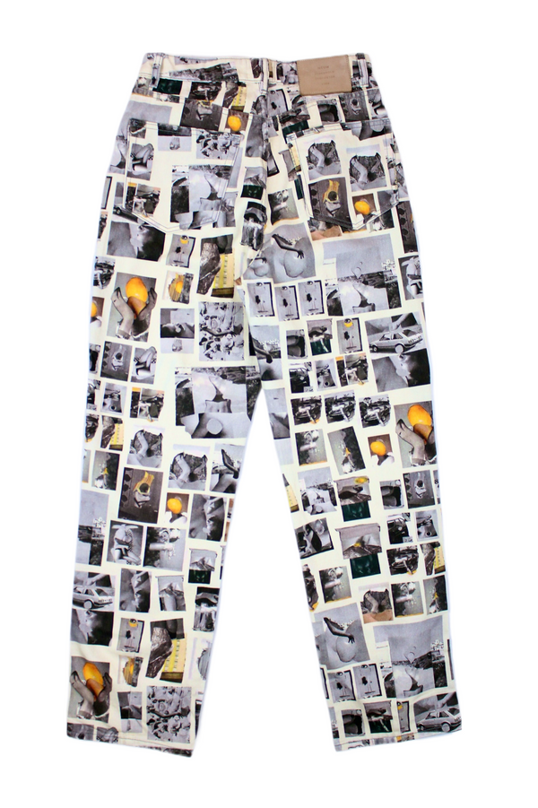 NEUW - Nico Straight "Kitty Tile" Print Jeans