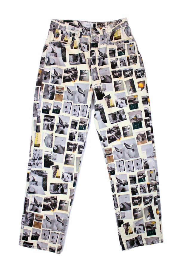 NEUW - Nico Straight "Kitty Tile" Print Jeans