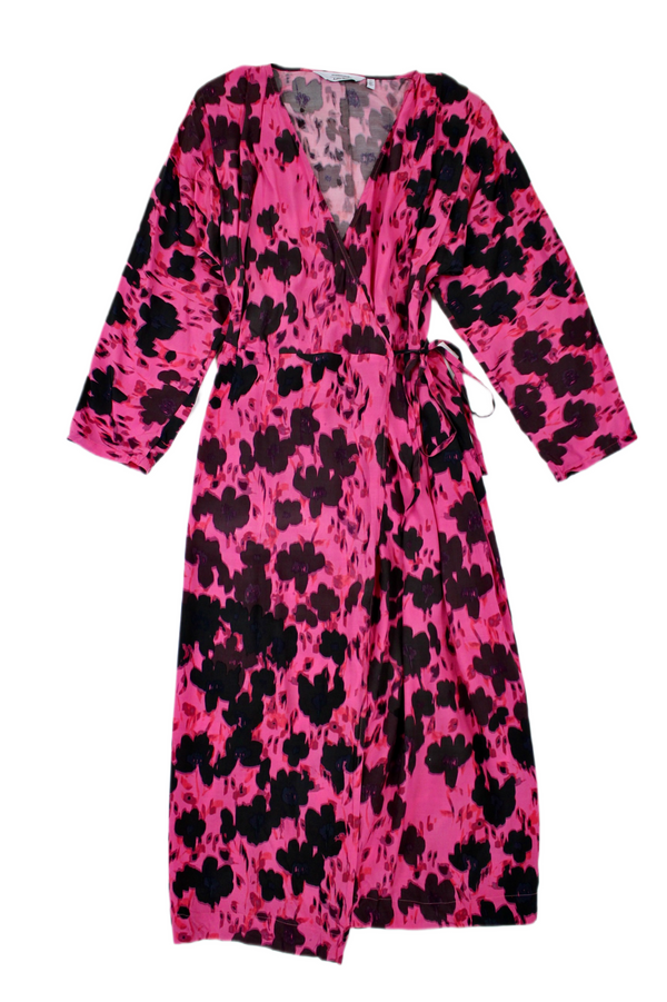 & other stories - Abstract Floral Wrap Dress