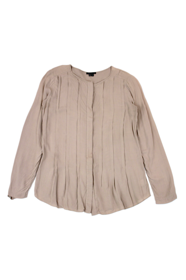 Theory - Vertical Pleat Blouse
