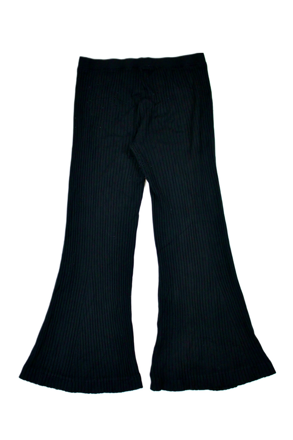 BCBG Maxazria - Rib Knit Wide Lag Pants