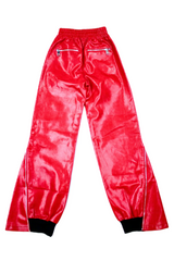 Red Patent Pants