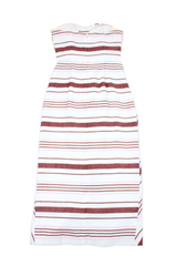 C/MEO COLLECTIVE - Strapless Stripe Midi Dress