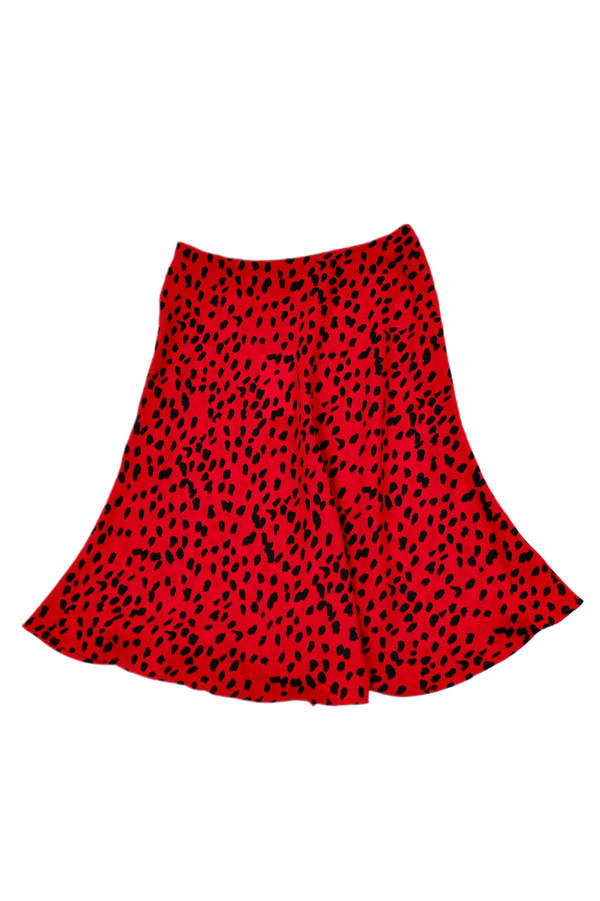 WOLFE - Red Leopard Midi