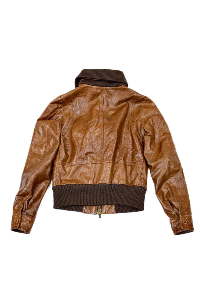 NICHOLAS K - Leather Bomber Jacket