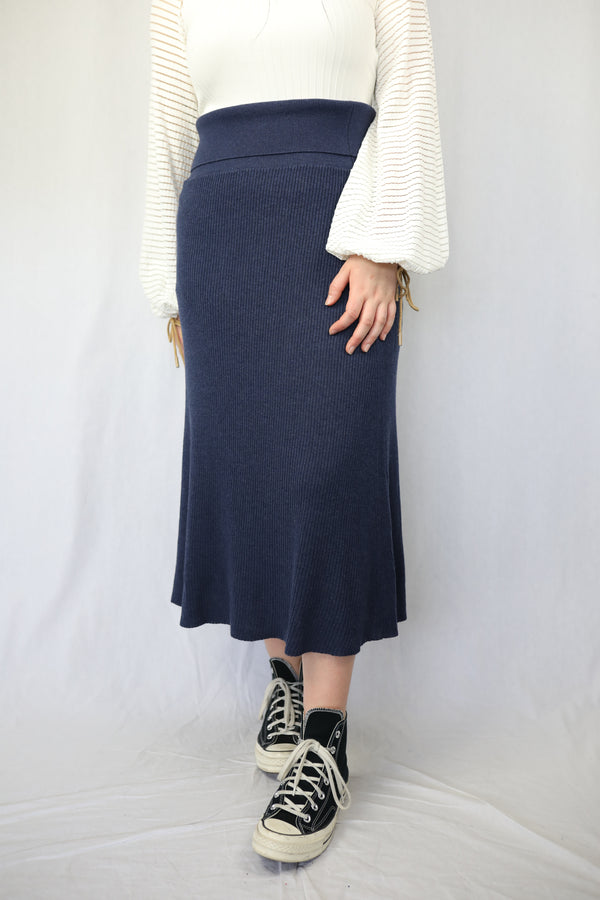 Ribbed Knit Skirt