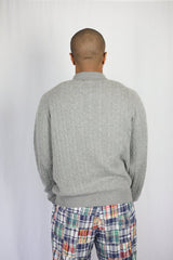 Cashmere knit polo