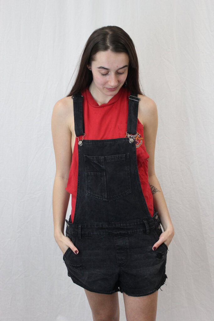Slouchy Denim Dungarees