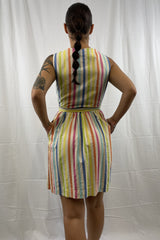 Striped Wrap Dress