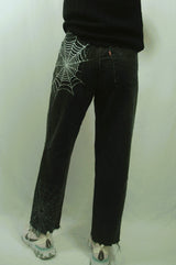 Spooky Spider Web Jeans
