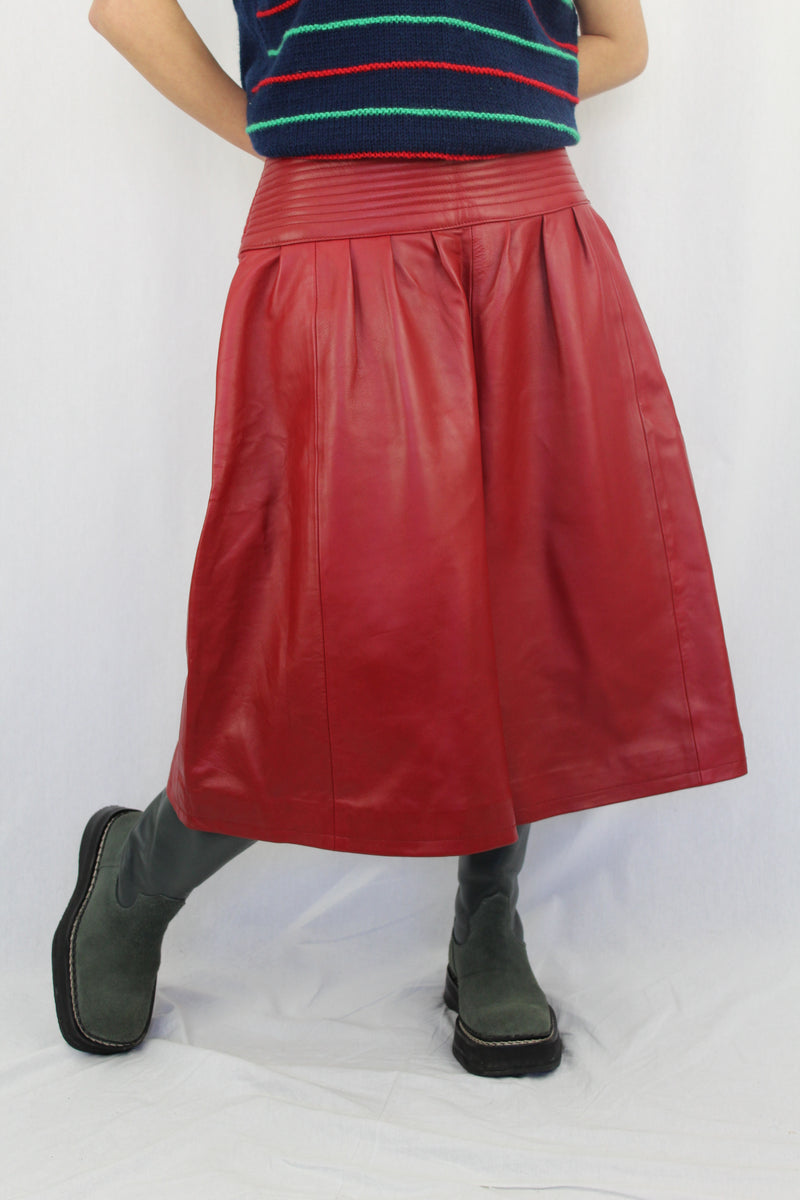 Red Retro Skirt