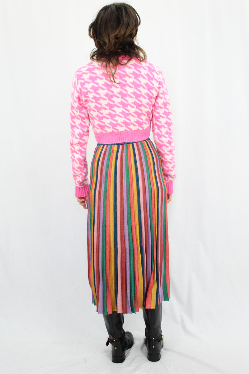 Rainbow Knit Skirt