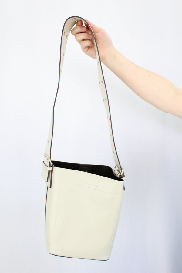 Belt Buckle Bag (Cream)