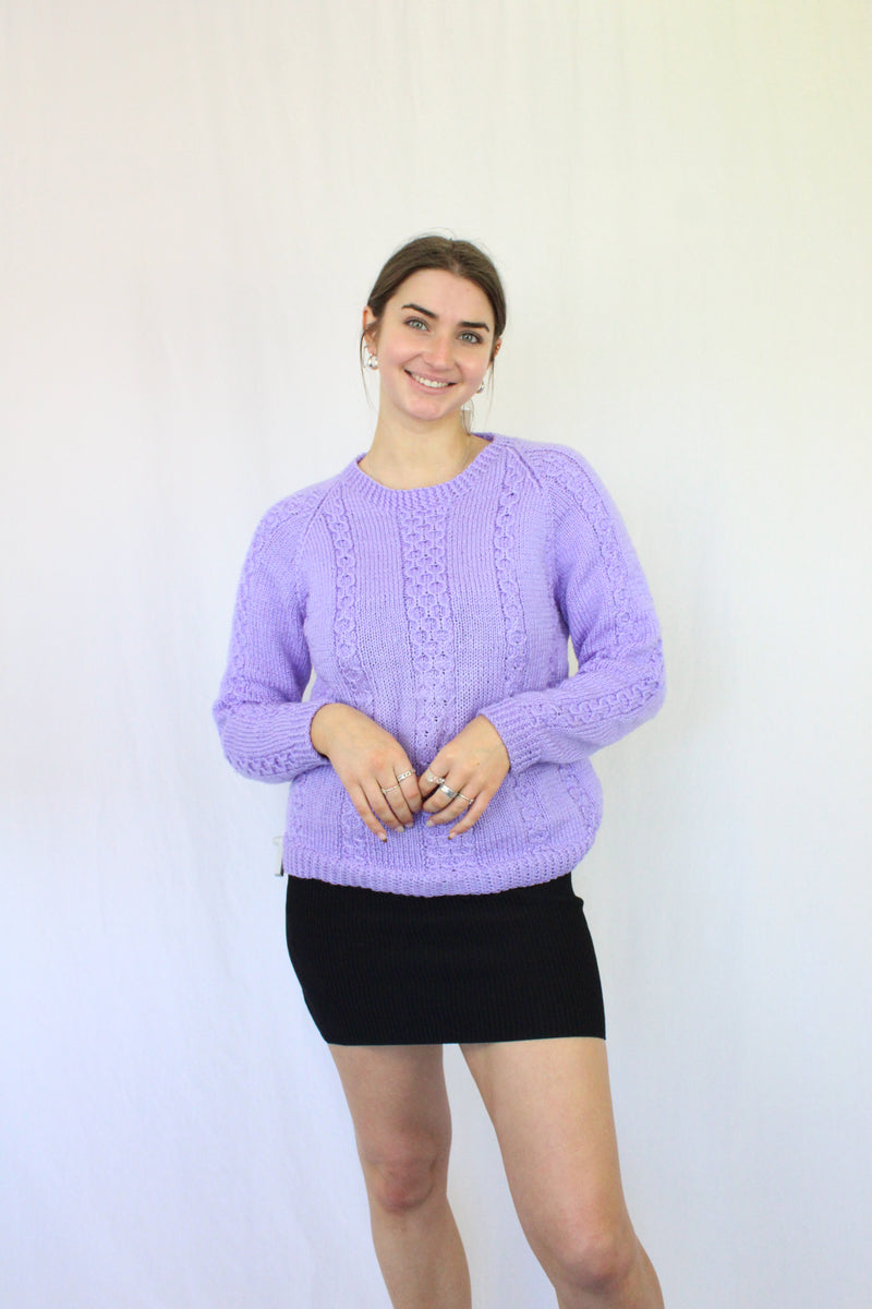 Purple Knit Jumper