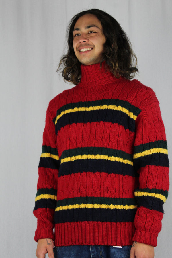 Wool Cable Knit Jumper