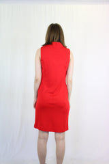 Bow Neckline Fitted Dress