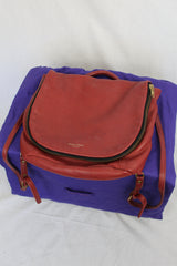 Deerskin leather backpack