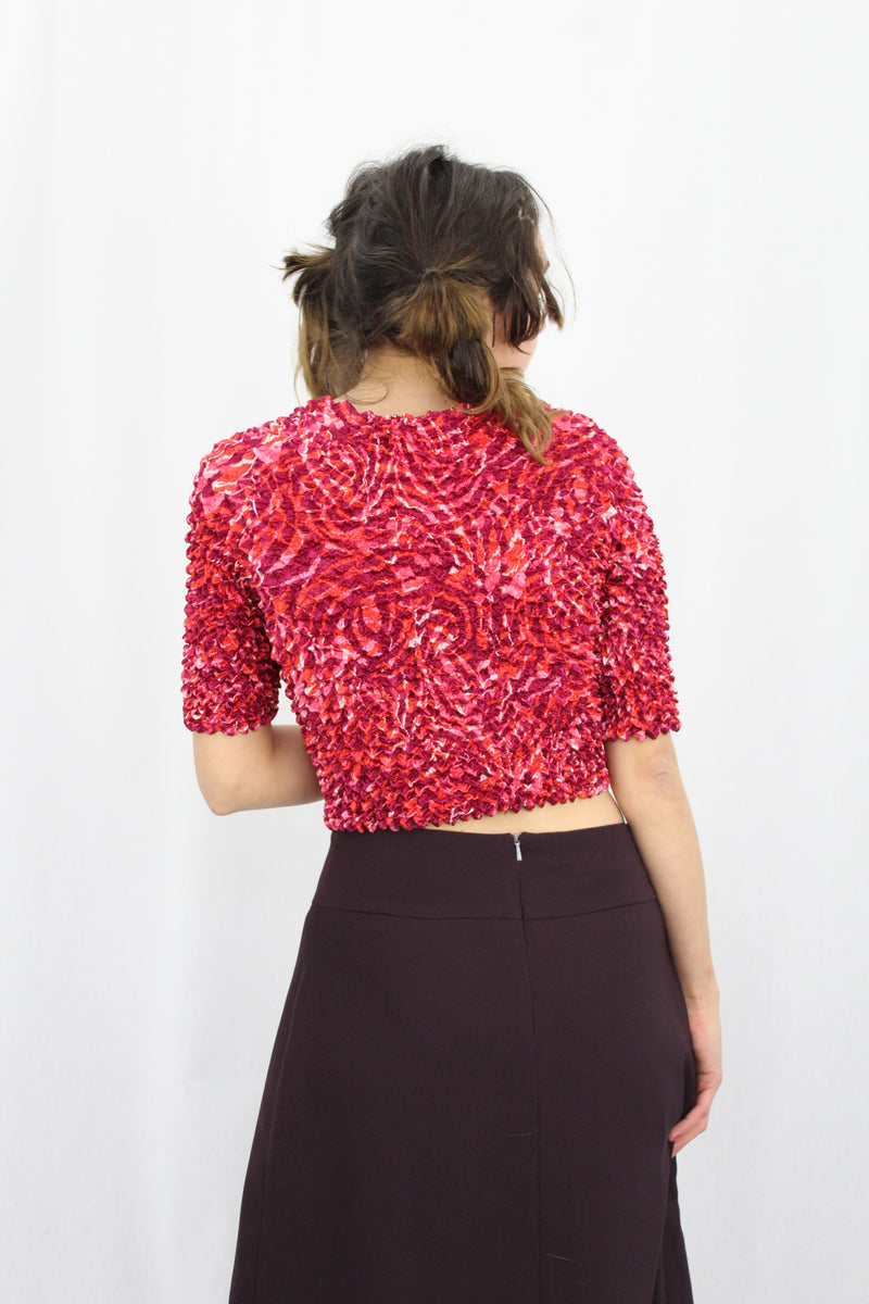 Cropped Popcorn Top