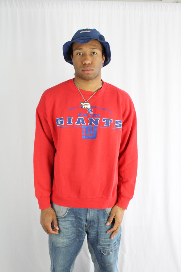 Vintage NFL (Lee Sport) - New York Giants Crew Neck Sweatshirt 1990's Large  – Vintage Club Clothing