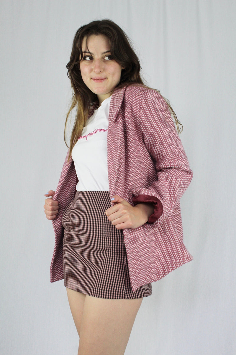''In the Pink'' wool blazer